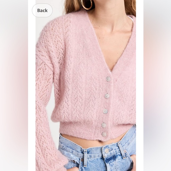 Free People Amelia Alpaca Cardigan NWOT - Picture 10 of 14